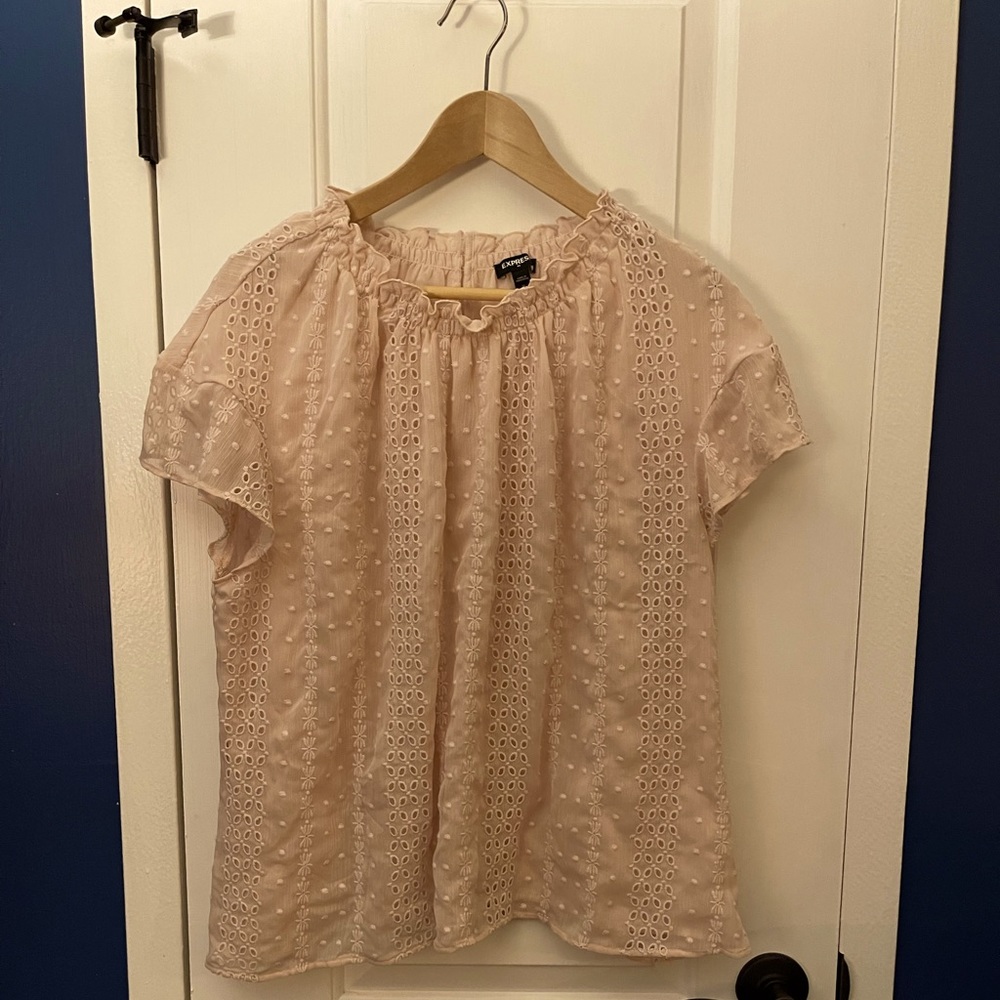 Pink Express Short Sleeved Blouse